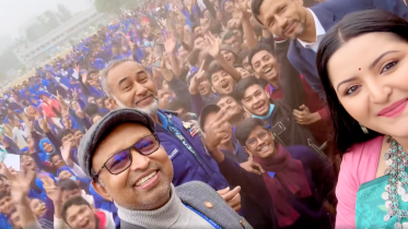 Pori Moni promoting Adventure of Sundarban