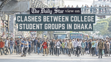 clashes between college student groups in dhaka