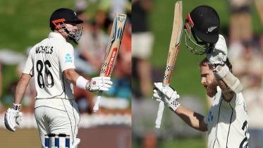 Kane Williamson and Henry Nicholls 