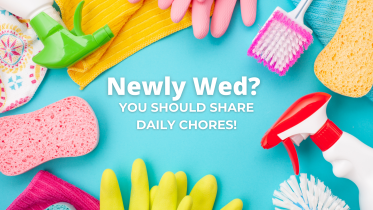 How to share daily chores as a newlywed?