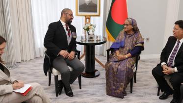 PM Hasina meets UK foreign secretary May 06, 2023