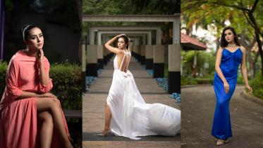 Long dresses and gowns make a comeback