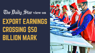 export earnings crossing 50 billion mark