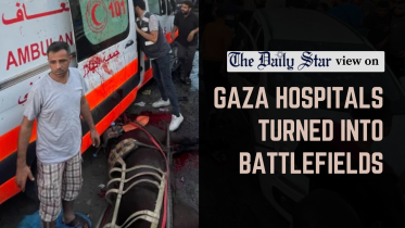 gaza hospitals turned into battlefields