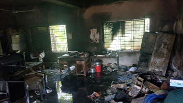 polling centre torched in Feni