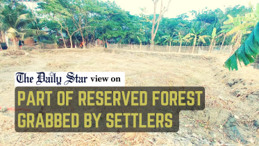 part of patharghata reserved forest grabbed by settlers
