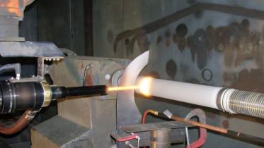 High-velocity air fuel spraying