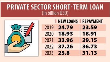 Private Sector External Debt: Repayments outstrip new loans in 2023
