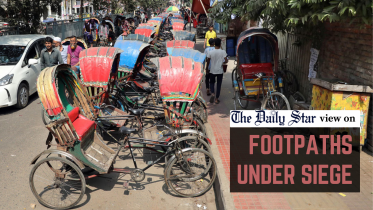greed road footpaths occupied