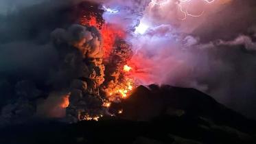 Indonesia volcanic eruption