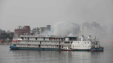 Fire breaks out in launch at Sadarghat