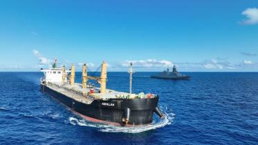 Arrival of hijacked Bangladeshi ship MV Abdullah in Bangladesh