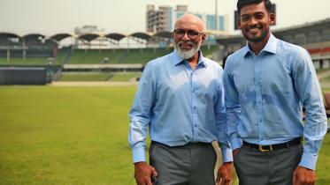 Chandika Hathurusingha with Shanto