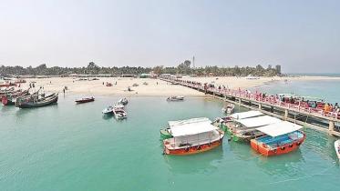 Eid celebration in St Martin's Island