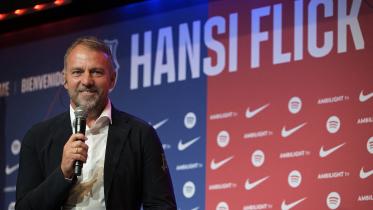 Hansi Flick signs for Barcelona 