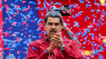 The Venezuelan people stay with the Bolivarian Revolution