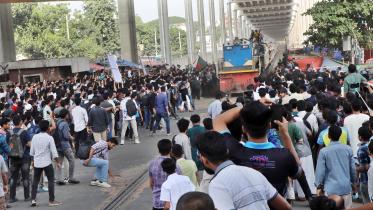 Titumir College students protest