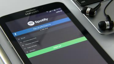Spotify on phone