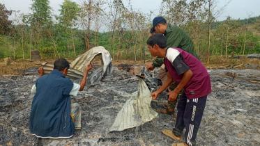 Bandarban Tripura Christian houses set on fire