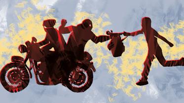 bus robbery in Dhaka's Savar