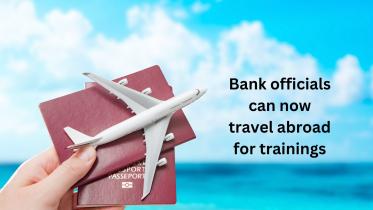 Bank officials travel abroad for training programs