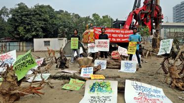 Protest to protect Panthakunja Park