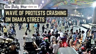 Wave of protests crashing on Dhaka streets