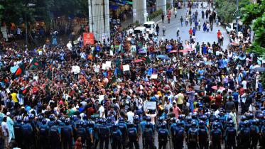 Quota reform protests in July 2024