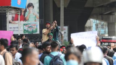 polytechnic students protest in Bangladesh