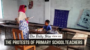 Primary teachers protest