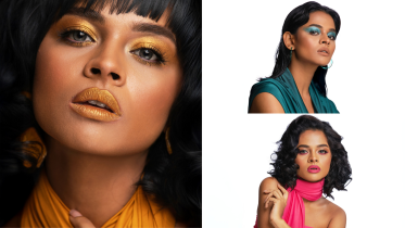Elevate your summer look with bright teal and turquoise makeup