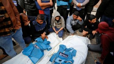 Journalists being killed in Gaza