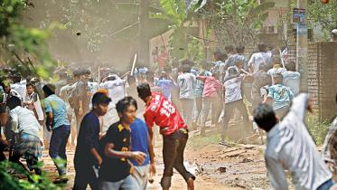 eight arrested over cu clashes