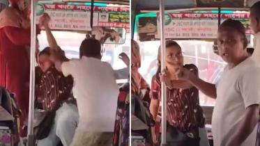 bus helper arrested for assaulting woman viral video