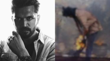 Arifin Shuvoo injury on Malik set