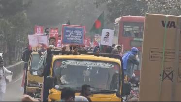 Protest march from Shahbagh demanding justice for Hadi