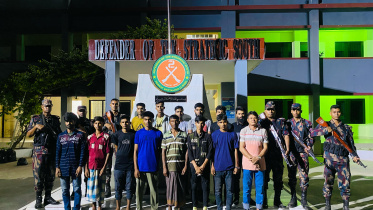 14 Bangladeshi rescued from Kidnappers hideout in Teknaf BGB raid