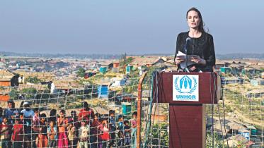 Hollywood superstar Angelina Jolie