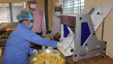 Pineapple chips in Rangamati