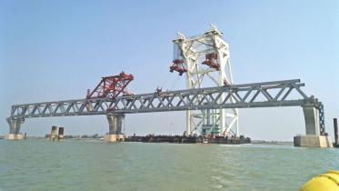second span of Padma Bridge 