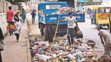 Rampant garbage dumping