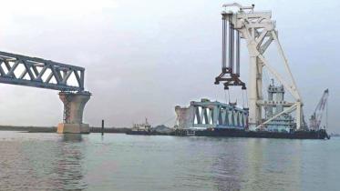 sixth span of the Padma Bridge