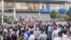 protest in Chattogram Port