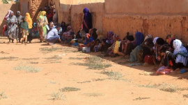 One strike hit a market in North Darfur state’s Saraf Omra town on Wednesday, killing “22 people, including an infant, and injuring 17 more,” one health worker at the local clinic told AFP. Photo: AFP