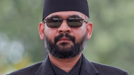 Newly appointed Prime Minister Balendra Shah, popularly known as "Balen", looks on during his oath ceremony at "Shital Niwas", presidential building in Kathmandu, Nepal, March 27, 2026. Photo: Reuters