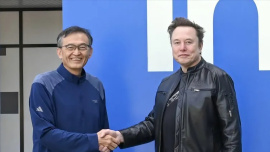 Lip-Bu Tan with Elon Musk