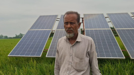 solar powered water pump in Bangladesh