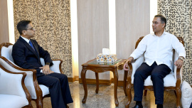 Tarique Rahman meeting with Pranay Verma