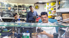 Anupom Singha Khokon repairs cameras others cannot fix