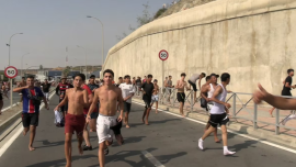 illegal migrants crossing Spain border 2026